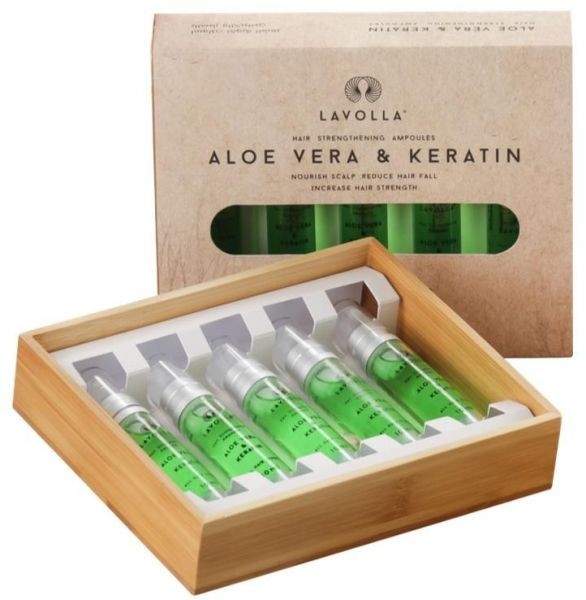 لافولا- أمبولات تقوية الشعر صبار و كيراتين