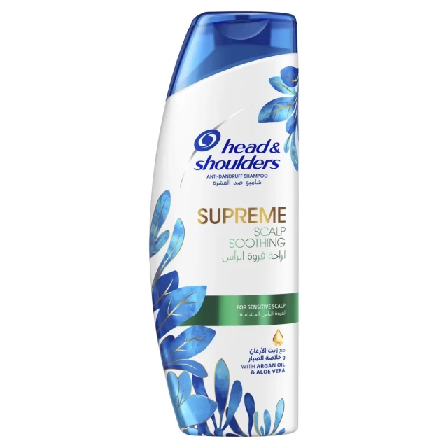 شامبو سوبريم لراحة فروة الرأس الحساسة مع زيت الأرغان و الألو فيرا