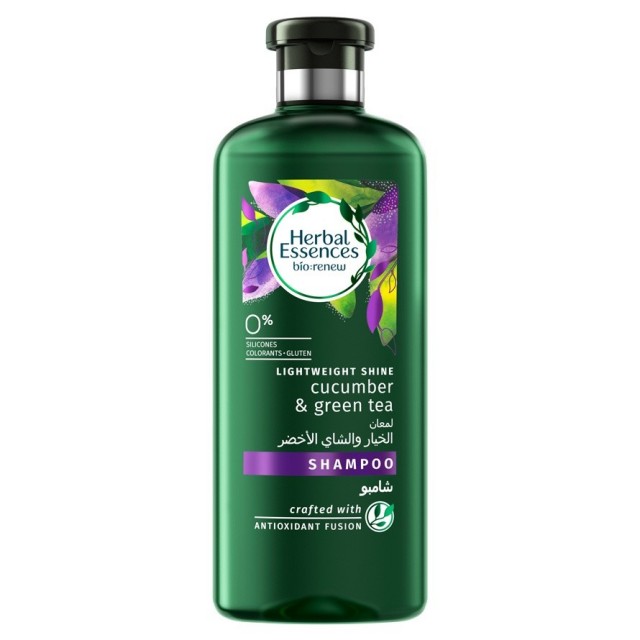 شامبو بالخيار والشاي الأخضر  هربل إيسنسز